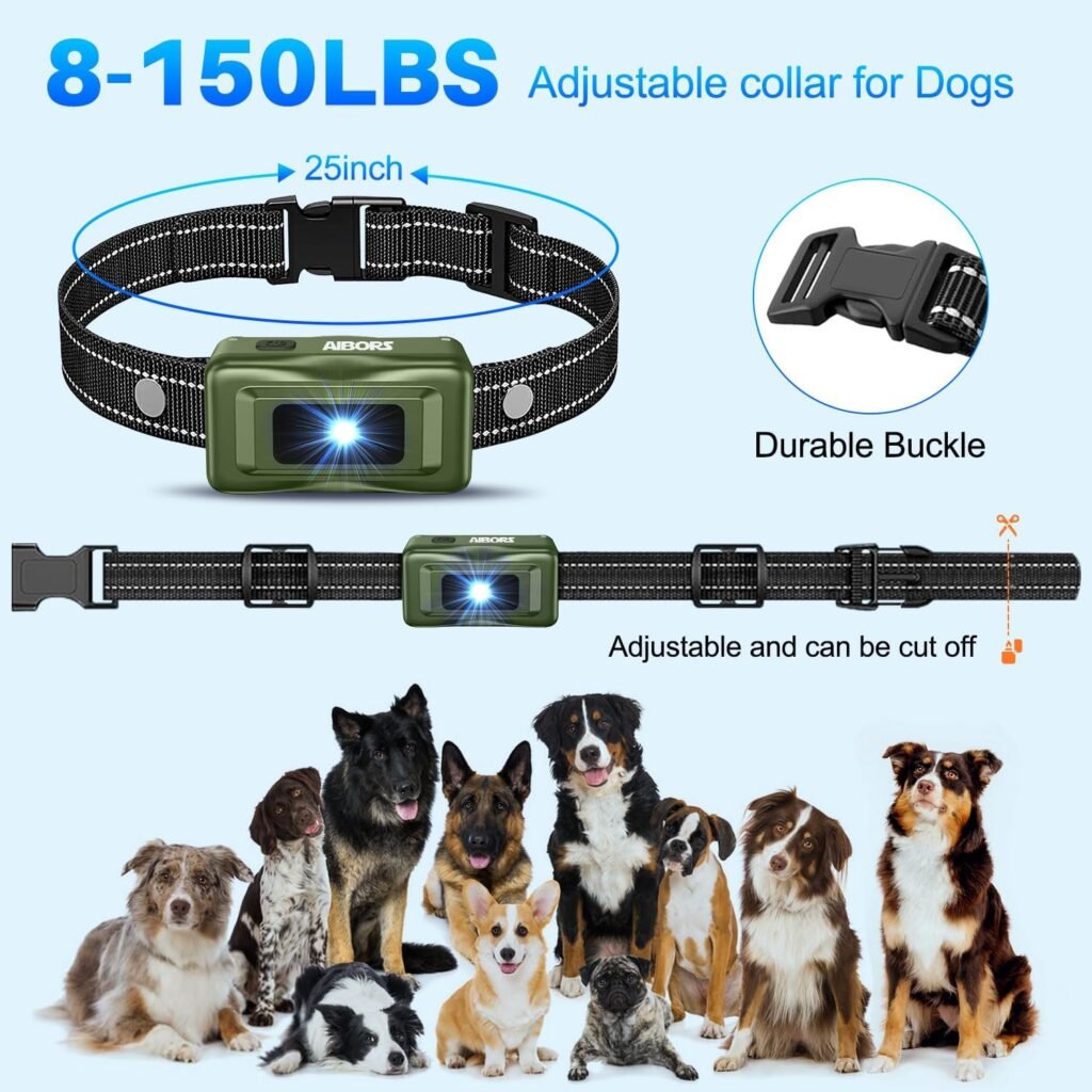 Dog Shock Collar - 4300FT Dog Training Collar with Remote,Shock-Lock,Light for Night Walks, Innovative IPX7 Waterproof with Training Modes, Rechargeable E-Collar for 8-150 LBS Dog Shock Collar - 4300FT Dog Training Collar with Remote,Shock-Lock,Light for Night Walks, Innovative IPX7 Waterproof with Training Modes, Rechargeable E-Collar for 8-150 LBS