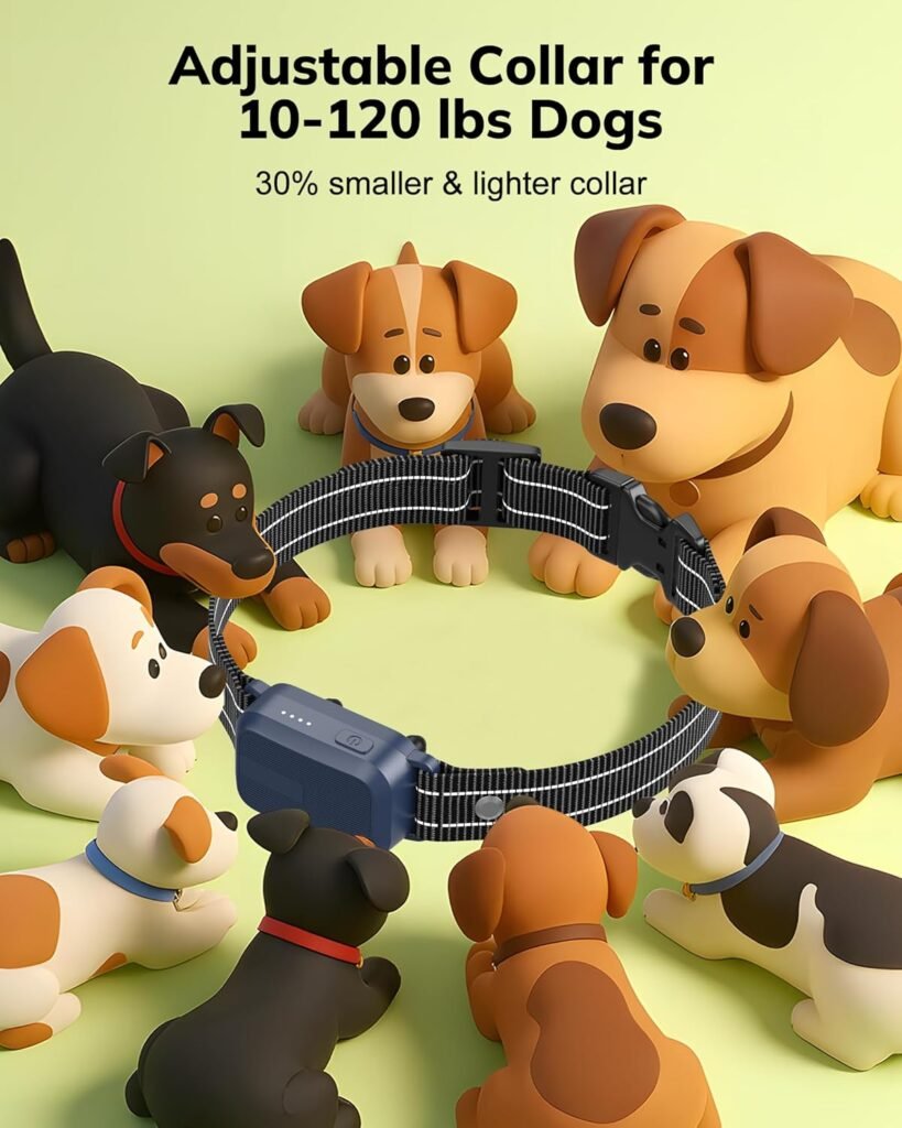Dog Shock Collar - 4500FT Dog Training Collar with Remote, IPX8 Waterproof Electric Dog Collar with Training Modes, Rechargeable eCollar for Small Medium Large Dogs 10-120lbs(NBU)