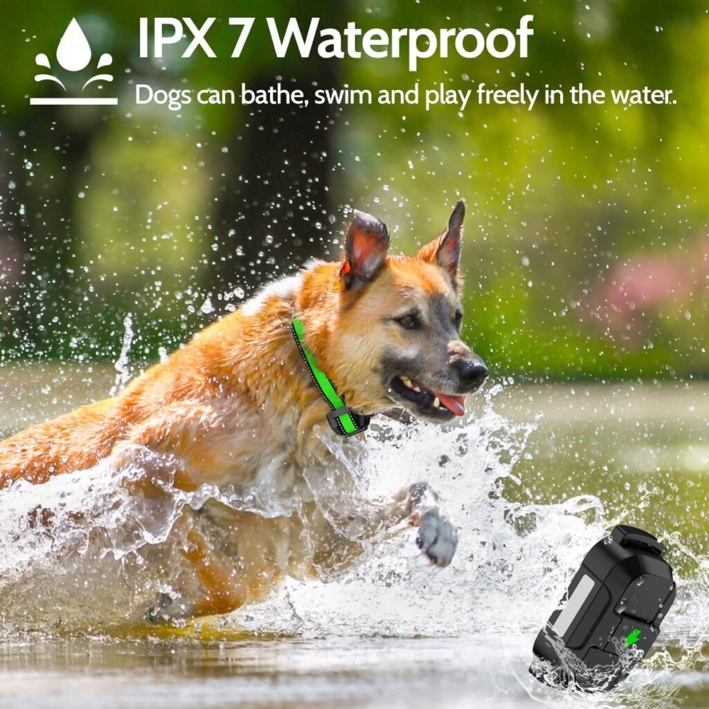 Dog Training Collar Electric Dog Collar with Training Modes and Rechargeable Remote Waterproof Range 3300Ft for Small Medium Large Dogs(Green) Dog Training Collar Electric Dog Collar with Training Modes and Rechargeable Remote Waterproof Range 3300Ft for Small Medium Large Dogs(Green)