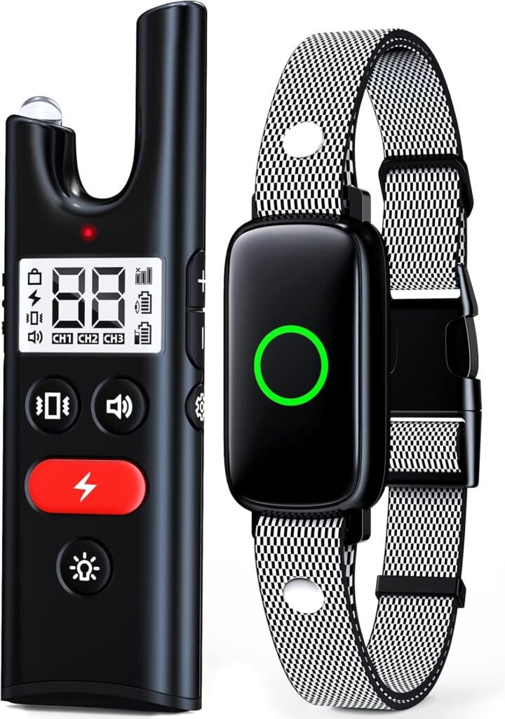 Dog Training Collar with Remote 3300ft Range Waterproof Rechargeable Electric Collar for Small Medium Large Dogs