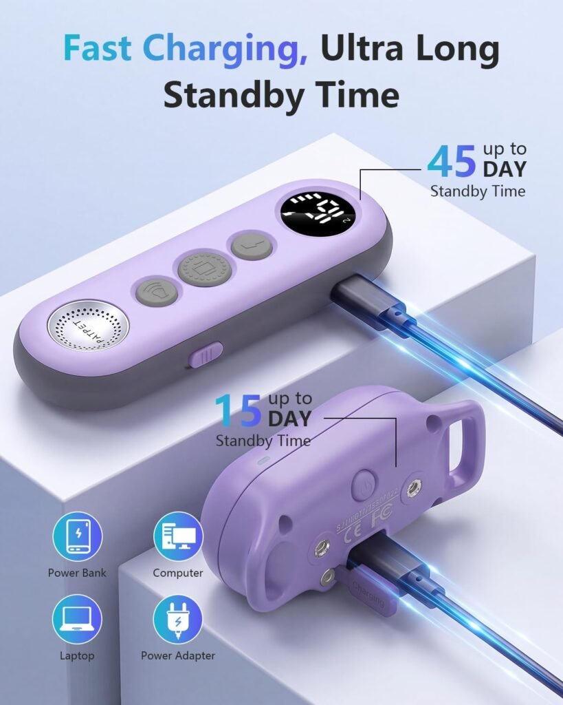 PATPET Dog Training Collar - Dog Shock Collar with Remote Control 4000FT IPX7 Waterproof Rechargeable Shock Collar for Dogs Small Medium Large, Training Modes (Beep/Vibration/Shock) E-Collar