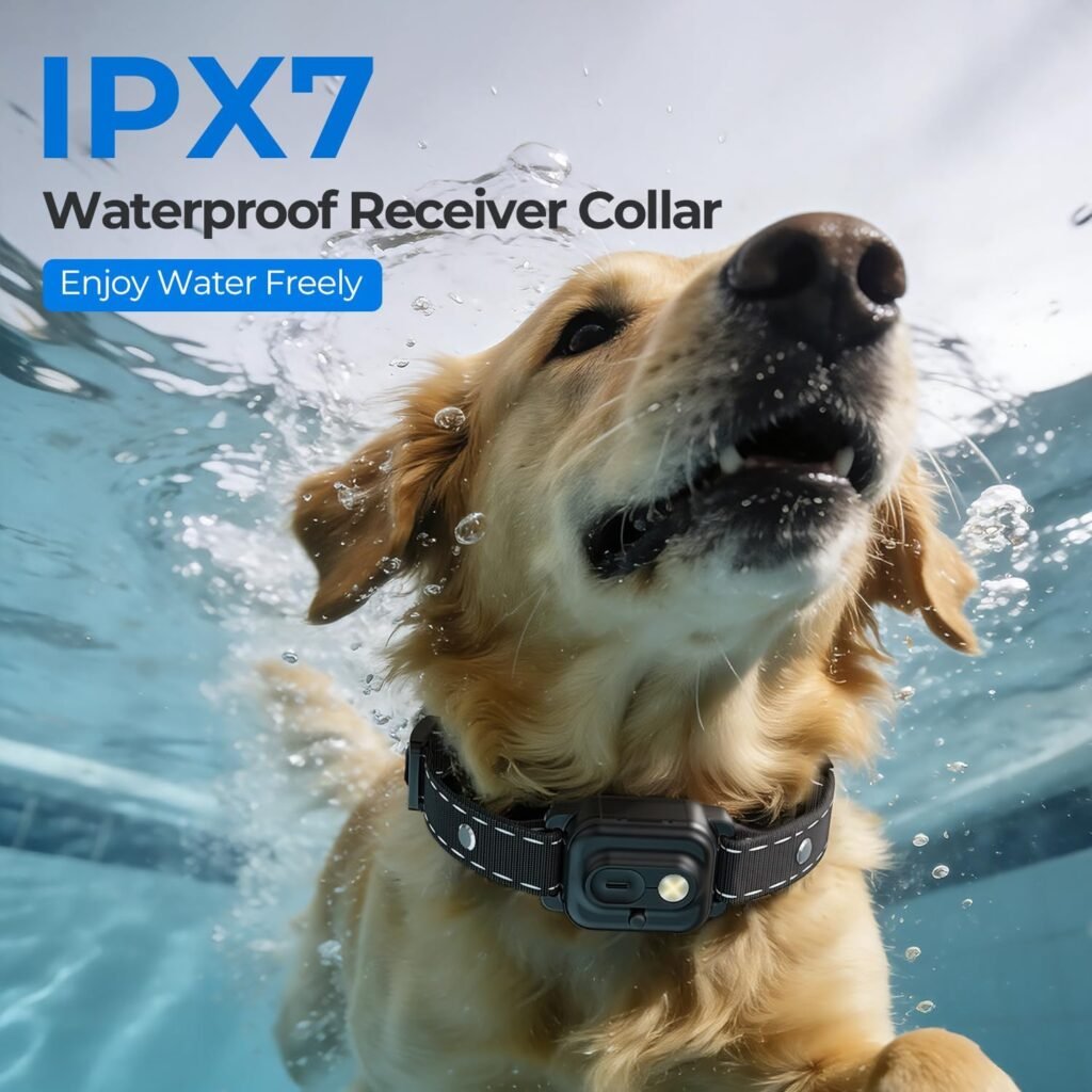 RPZ Dog Shock Collar with Remote Control, Dog Training Collar for Small Medium Large Dogs with Beep, Vibration, Static Shock LED Light, 3300FT Range, Rechargeable E Collar, Orange RPZ Dog Shock Collar with Remote Control, Dog Training Collar for Small Medium Large Dogs with Beep, Vibration, Static Shock LED Light, 3300FT Range, Rechargeable E Collar, Orange