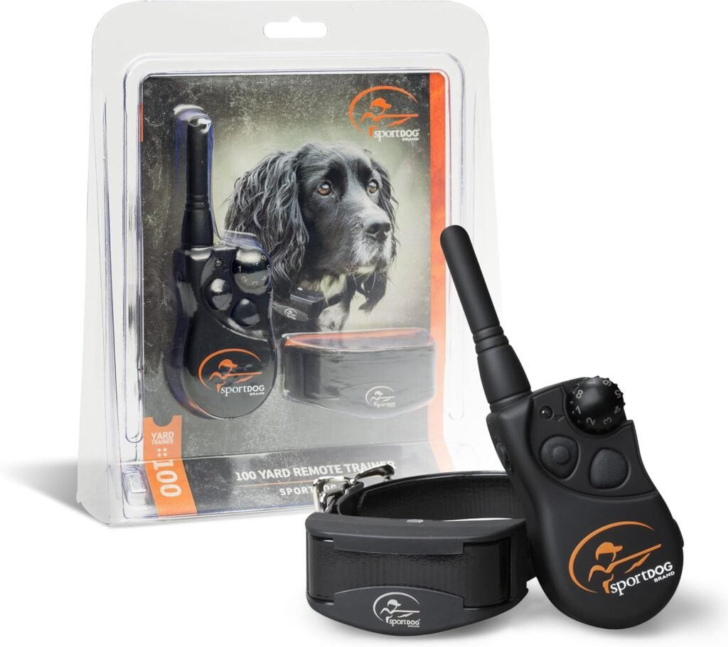 SportDOG Brand YardTrainer Remote Trainer for Dogs Shock Collar with Remote, Waterproof, Submersible Up to Ft, DryTek Technology, Trainer with Shock, Vibrate, and Tone